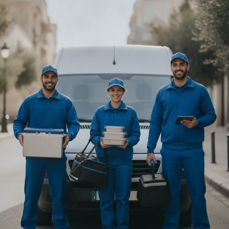 Entrega de Comidas equipo en Ciutat Vella